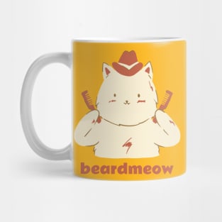 meow beard cat Mug